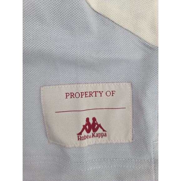 Robe Di‎ Kappa Robe Giovani Notte Polo Shirt Grey M Embroider Patch Short sleeve - Picture 10 of 12